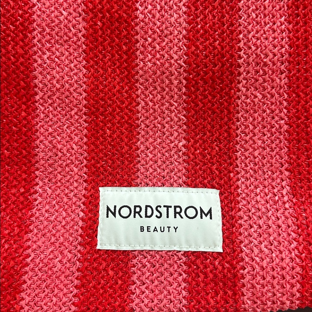 Nordstrom Vibrant Red and Pink Tote Bag - Picture 2 of 3